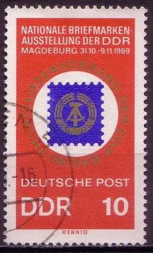 DDR Nr.1477        O  used       (12457) ( Jahr: 1969 )