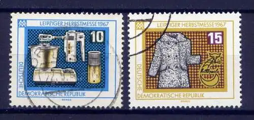 DDR Nr.1306/7        O  used       (0107) ( Jahr: 1967 )