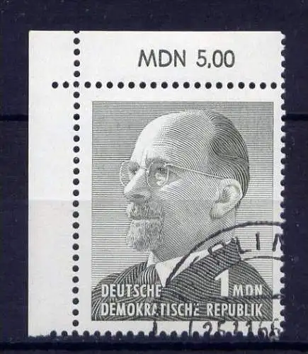 DDR Nr.1087 Eckrand     O used   (2827)  (Jahr:1965)