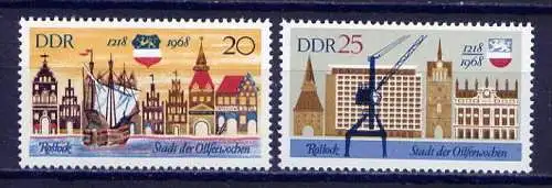 DDR Nr.1384/5     ** mint   (7295)  (Jahr:1968)