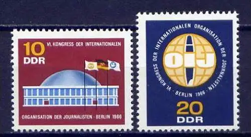 DDR Nr.1212/3     ** mint   (7205)  (Jahr:1966)
