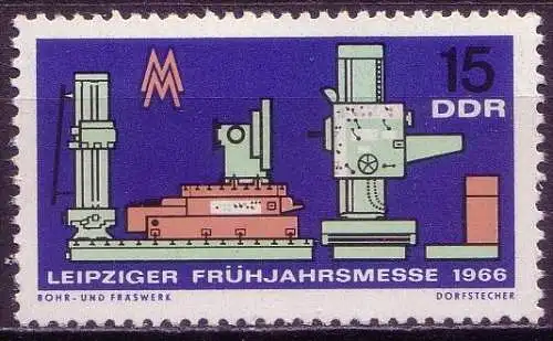 DDR Nr.1160     ** mint   (12077)  (Jahr:1966)