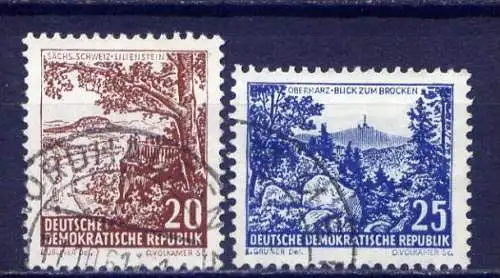 DDR Nr.815/6   O used   (6524)  (Jahr:1961)