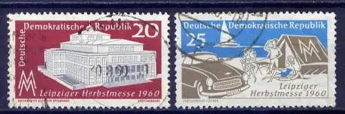 DDR Nr.781/2      O used   (6498)  (Jahr:1960)