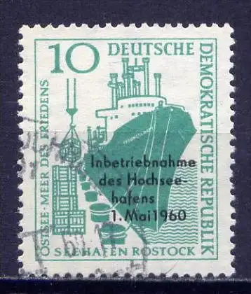 DDR Nr.763      O used   (3637)  (Jahr:1960)
