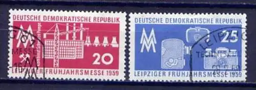 DDR Nr.678/9      O used   (4810)  (Jahr:1959)