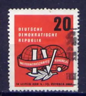 DDR Nr.595      O used   (4728)  (Jahr:1957)