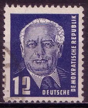 DDR Nr.323 za XI        O  used       (12301) ( Jahr: 1952 )