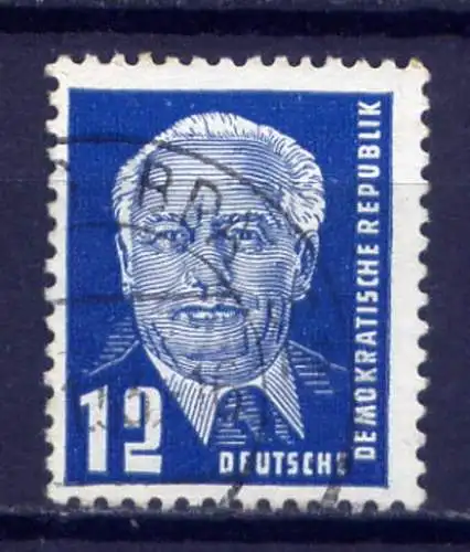 DDR Nr.323 vb XII        O  used       (5352) ( Jahr: 1952 )