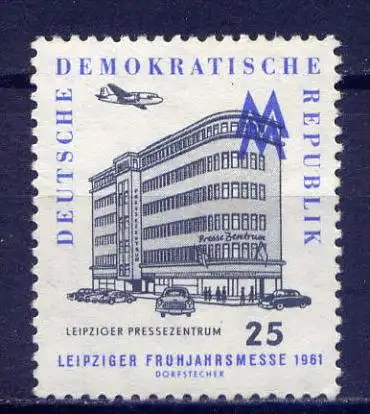 DDR Nr.814        ** mint       (6055) ( Jahr: 1961 )