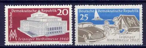 DDR Nr.781/2         ** mint       (6029) ( Jahr: 1960 )