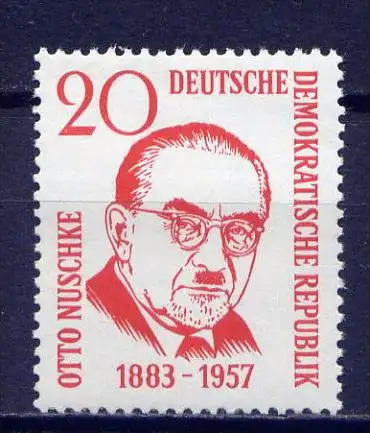 DDR Nr.671         ** mint       (5957) ( Jahr: 1958 )