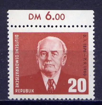 DDR Nr.807  Oberrand          **  mint       (3014) ( Jahr: 1961 )