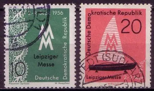 (12368) DDR Nr. 536/7         O    gestempelt