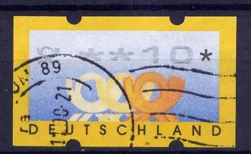 (4337) BRD ATM Nr.3 / 10 Pf        O  gestempelt