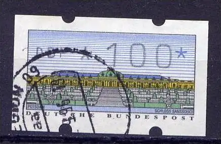 (4333) BRD ATM Nr.2 / 100 Pf        O  gestempelt