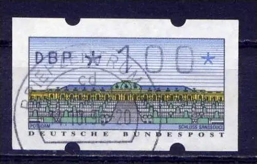 (4327) BRD ATM Nr.2 / 100 Pf        O   gestempelt