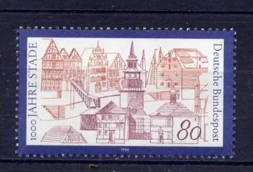 BRD Nr.1709      ** mint       (2915)  (Jahr:1994)