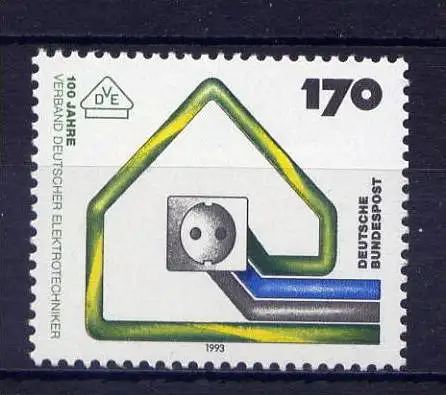 BRD Nr.1648      ** mint       (2905)  (Jahr:1993)