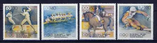 BRD Nr.1592/5      ** mint       (4658)  (Jahr:1992)