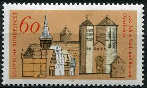 BRD Nr.1035           ** mint         (0412) (Jahr:1980)