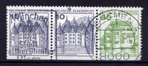 (4503) BRD 913 D + 913 D + 1038 D / WZd 70 I        O  gestempelt