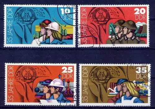 (9403) DDR Nr.2898/2901      O   gestempelt