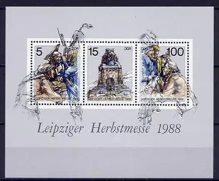 (10450) DDR Nr.3193/5  Block 95     **   postfrisch