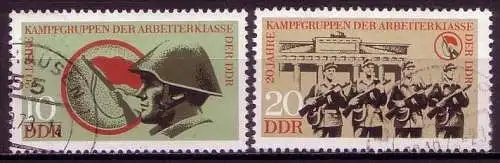 DDR Nr.1874/5          O  used       (11705) ( Jahr: 1973 )
