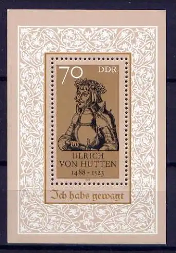 DDR Block 93   ** mint   (2103)  (Jahr:1988)