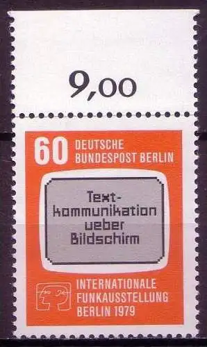 Berlin West Nr.600  Oberrand        **  mint        (435)