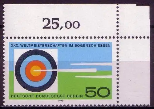 Berlin West Nr.599  Eckrand        **  mint        (434)