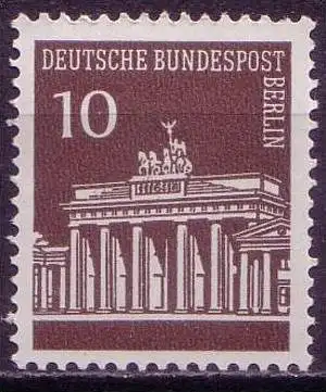 (121) Berlin West Nr.286 R        **  postfrisch  Zählnummer: 0130