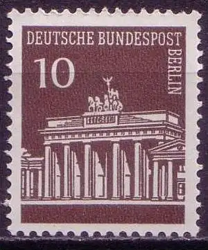 Berlin West Nr.286 R        **  mint        (121) Zählnummer: 0130