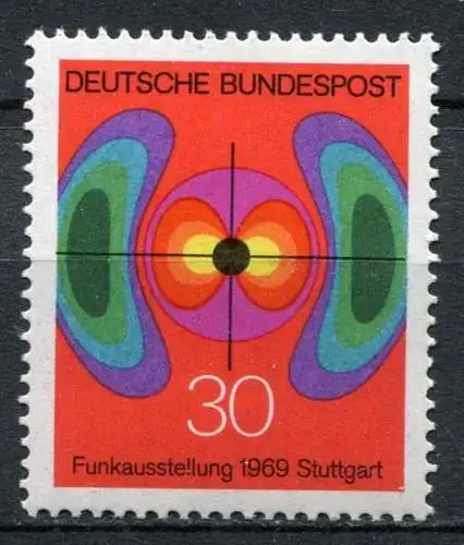 BRD Nr.599          **  mint        (0155) (Jahr:1969)