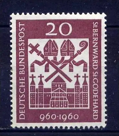 (2098) BRD Nr.336         **  postfrisch