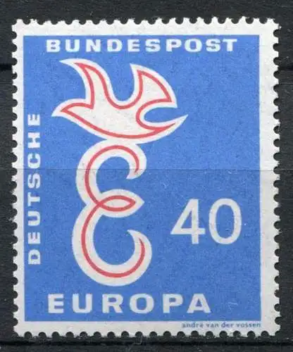 BRD Nr.296        **  mint        (2062) (Jahr:1958)