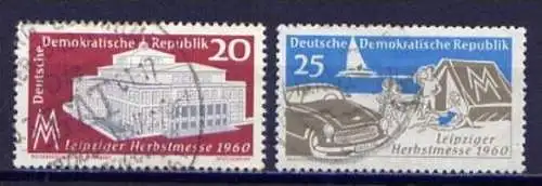 DDR Nr.781/2            O used       (3687) ( Jahr: 1960 )