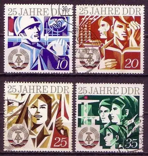 (11740) DDR Nr.1949/52   O  gestempelt