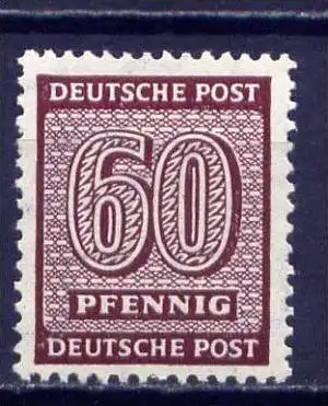 SBZ Westsachsen Nr.137 X            ** mint       (sbz644)