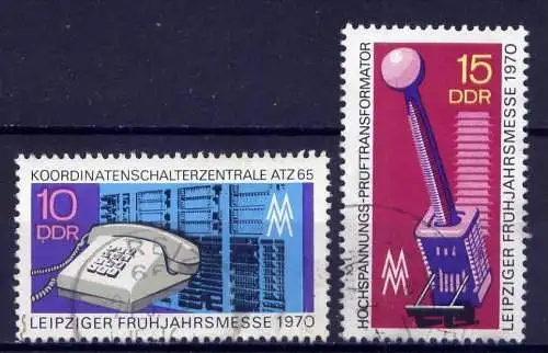DDR Nr.1551/2             O  used       (11292)   ( Jahr: 1970 )