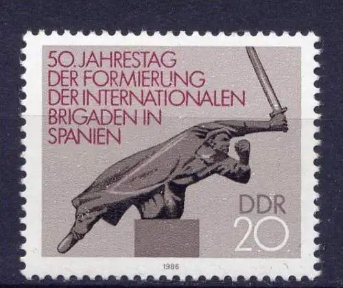 DDR Nr.3050        **  mint      (1975) ( Jahr: 1986 )