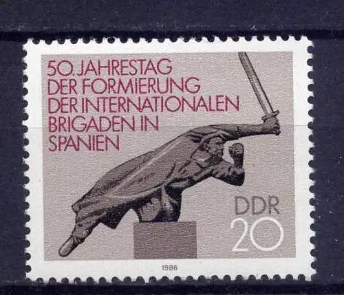 DDR Nr.3050        **  mint      (1974) ( Jahr: 1986 )