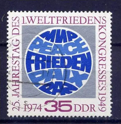 DDR Nr.1946          O  used       (10711) ( Jahr: 1974 )