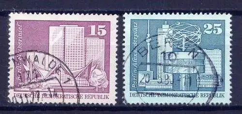 DDR Nr.1853/4        O       (10624) ( Jahr: 1973 )