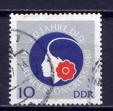 DDR Nr.3079      O   used      (9968) ( Jahr: 1987 )