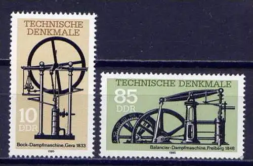 DDR Nr.2957/8          **  mint      (9162) ( Jahr: 1985 )