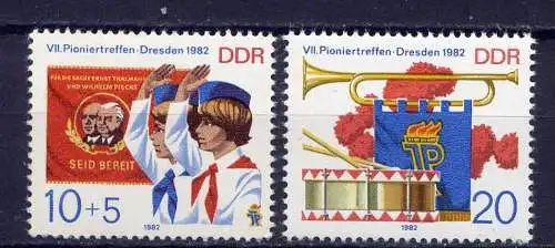 DDR Nr.2724/5           **  mint       (1671) ( Jahr: 1982 )