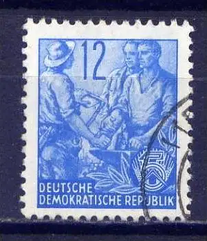 DDR Nr.367 XI          O  used       (5397)  ( Jahr: 1953 )