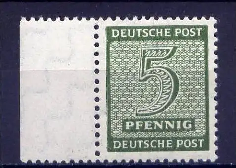 (488) SBZ Nr.128 X  Seitenrand          **  postfrisch